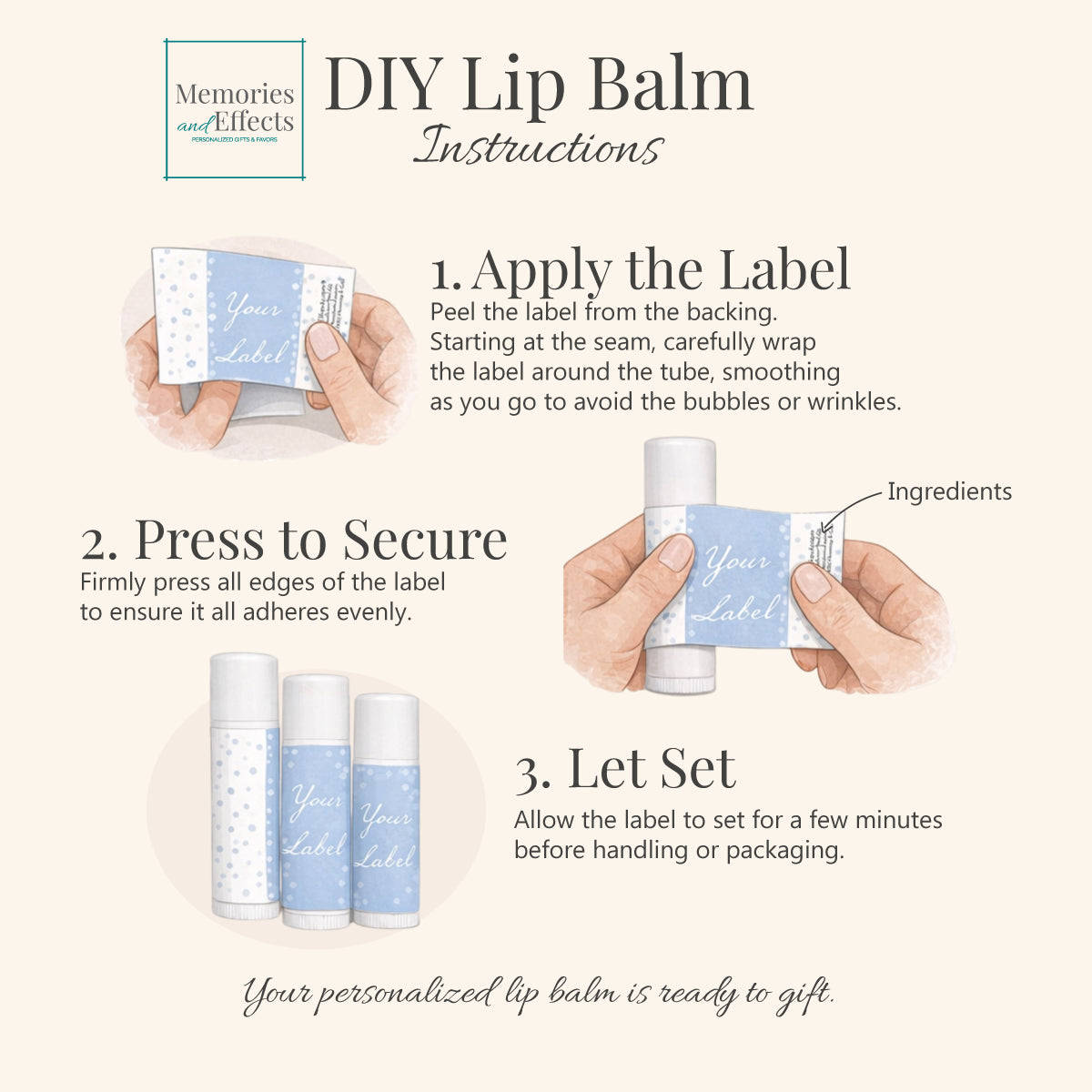 Logo Personalized Lip Balm (Set of 12)