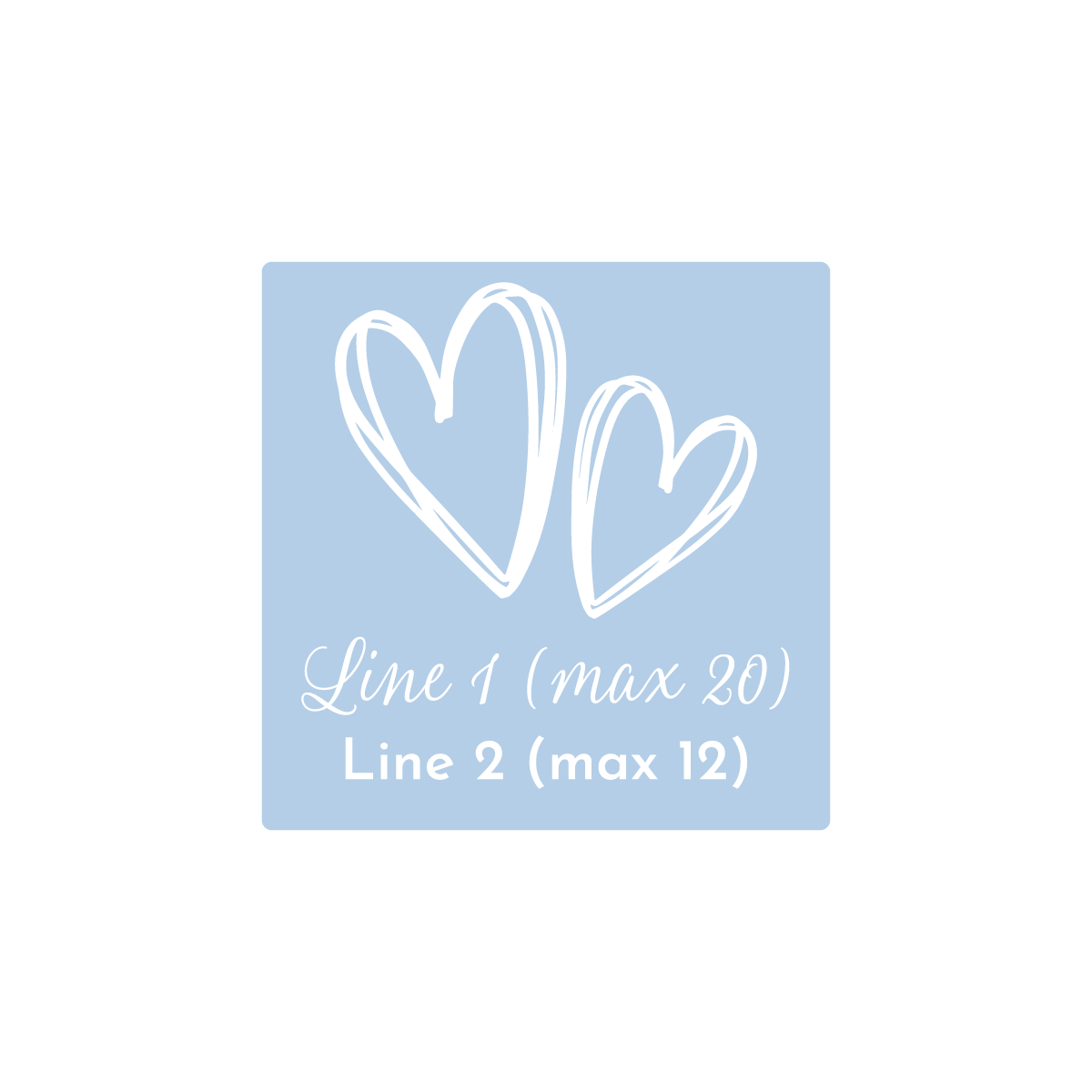 Wedding Personalized Square Favor Labels (Set of 24)