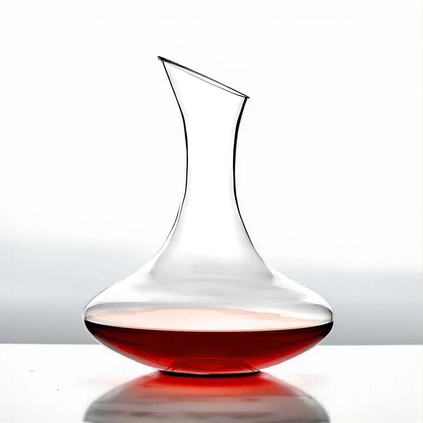 Slanted Top Wine Decanter by Memories and Effects - Set of 6