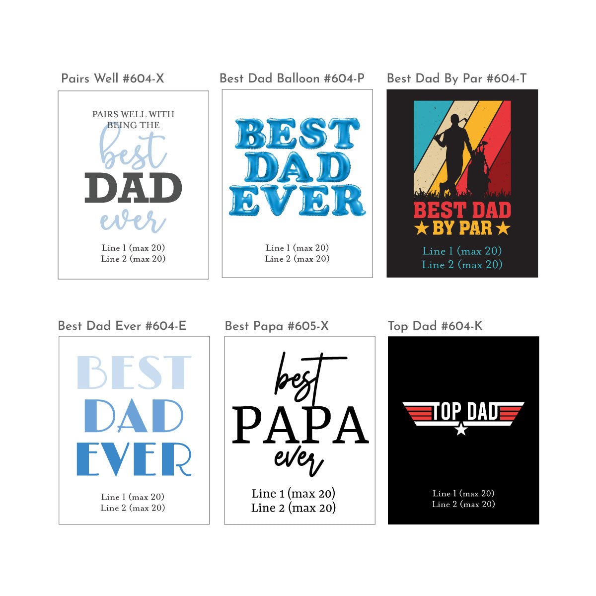Best Dad Ever Personalized Wine Label