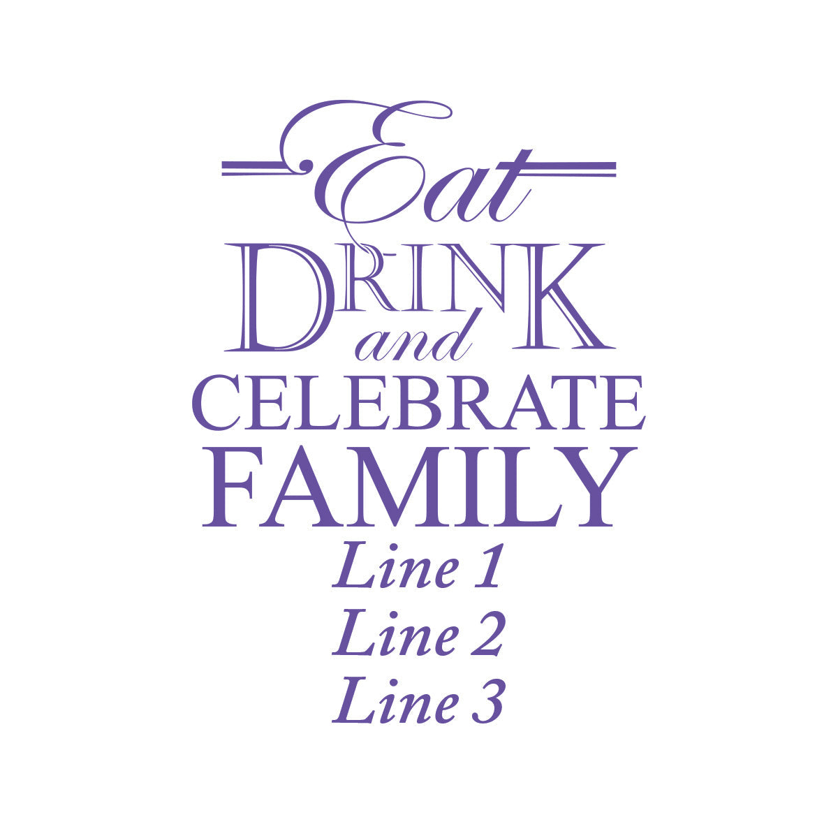 Family Reunion Personalized Loop Sanitizer Labels (Set of 20)