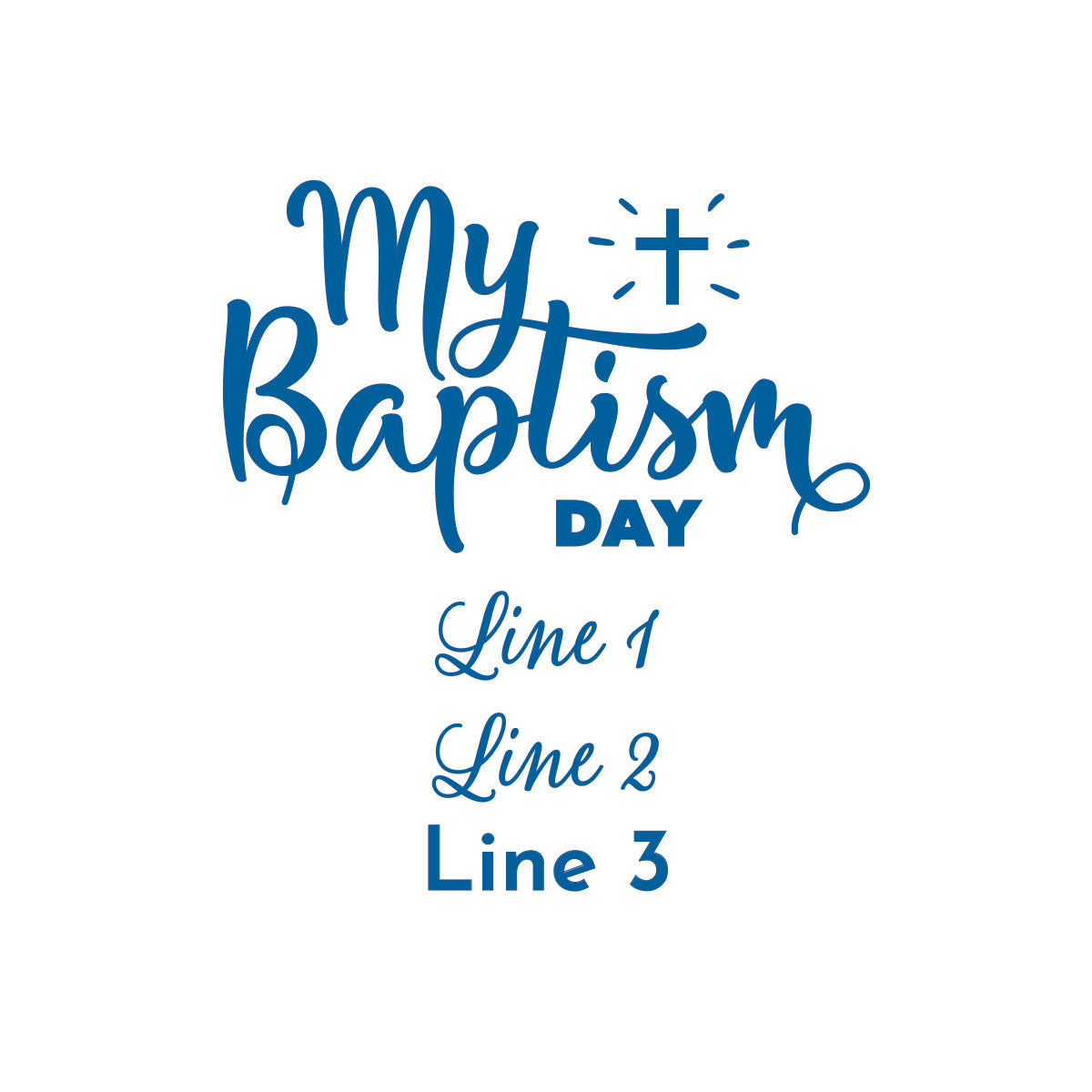Baptism Personalized Loop Sanitizer Labels (Set of 20)