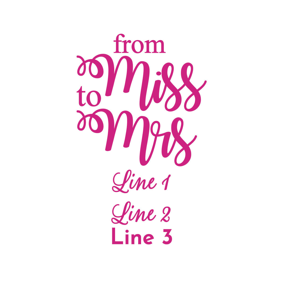 Bridal Shower Personalized Loop Sanitizer Labels (Set of 20)