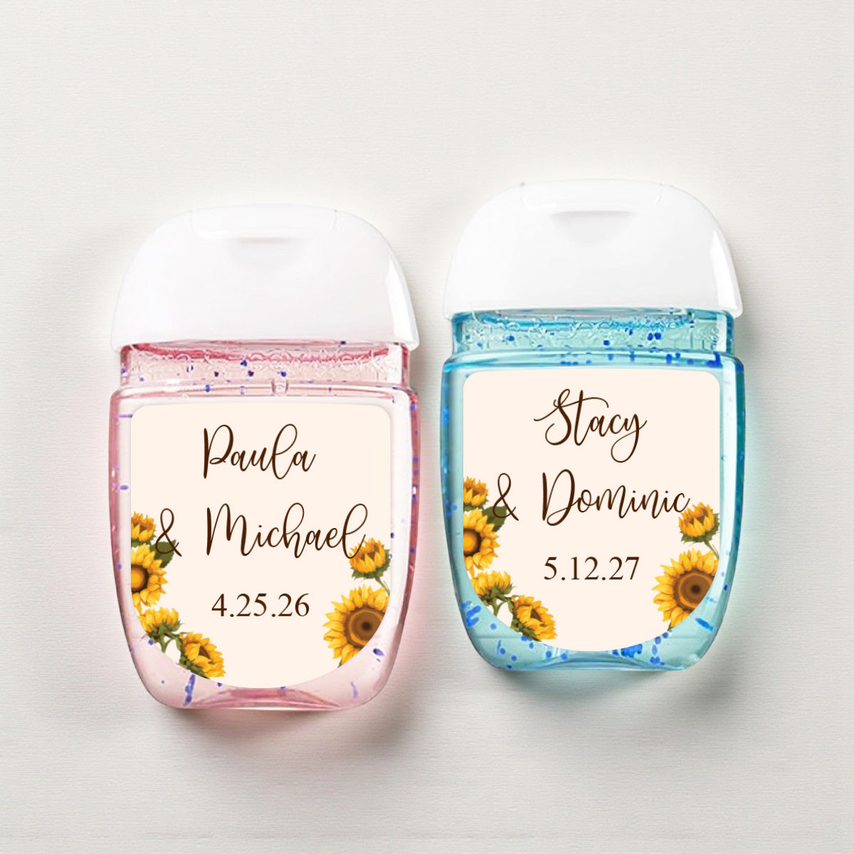 Sunflower Personalized Loop Sanitizer Labels (Set of 20)