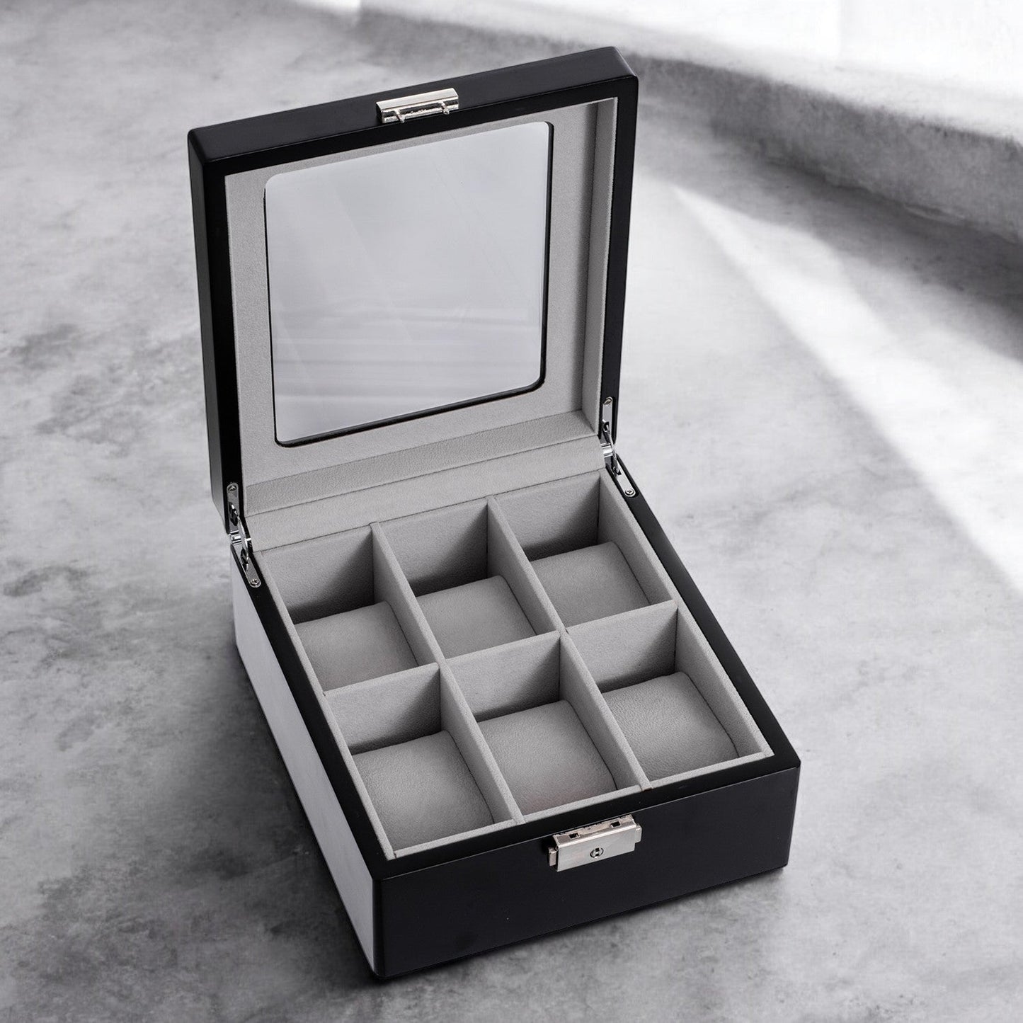 Football Personalized Wooden 6-Slot Watch Box