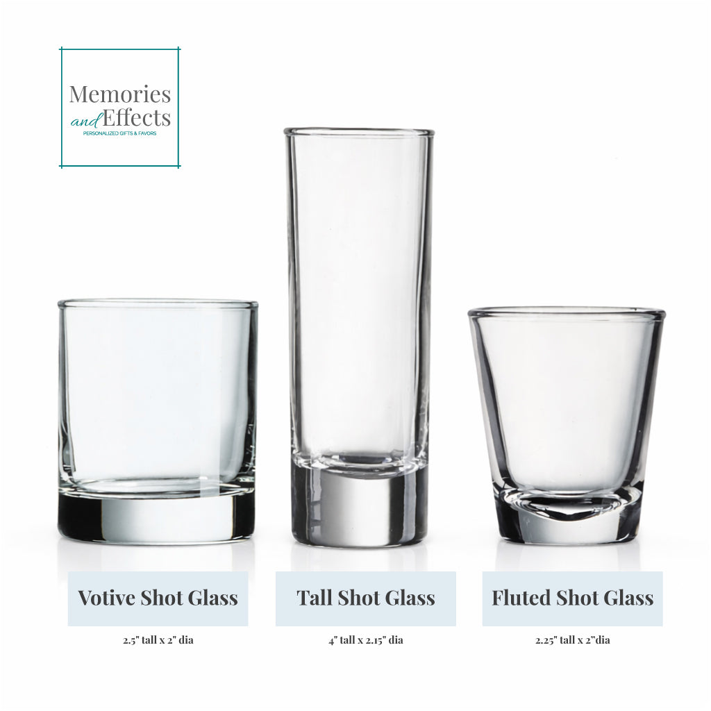 Fall In Love Personalized Votive Shot Glass (Set of 24)