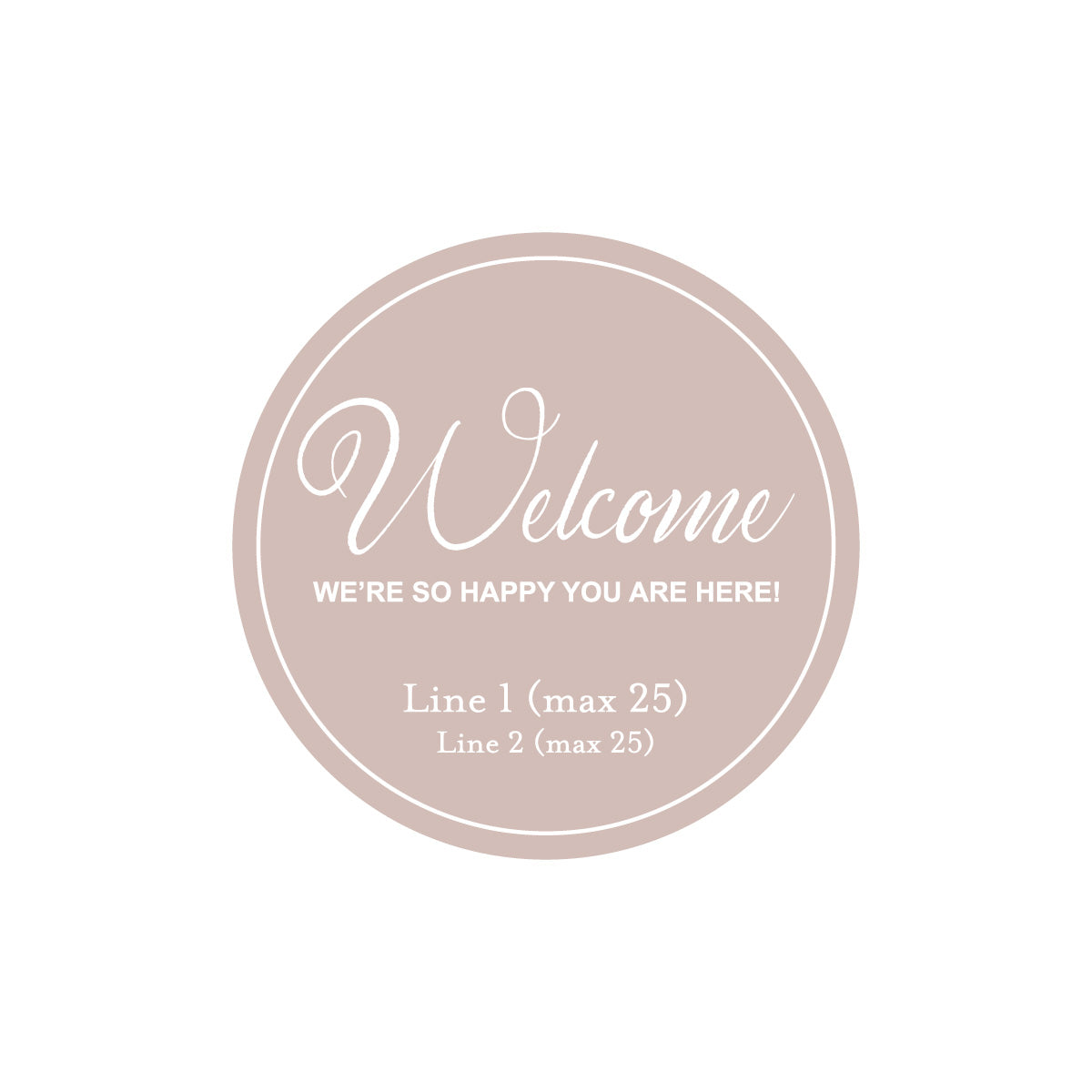 Welcome We're So Happy You Are Here Welcome Gift Bag, Set of 10