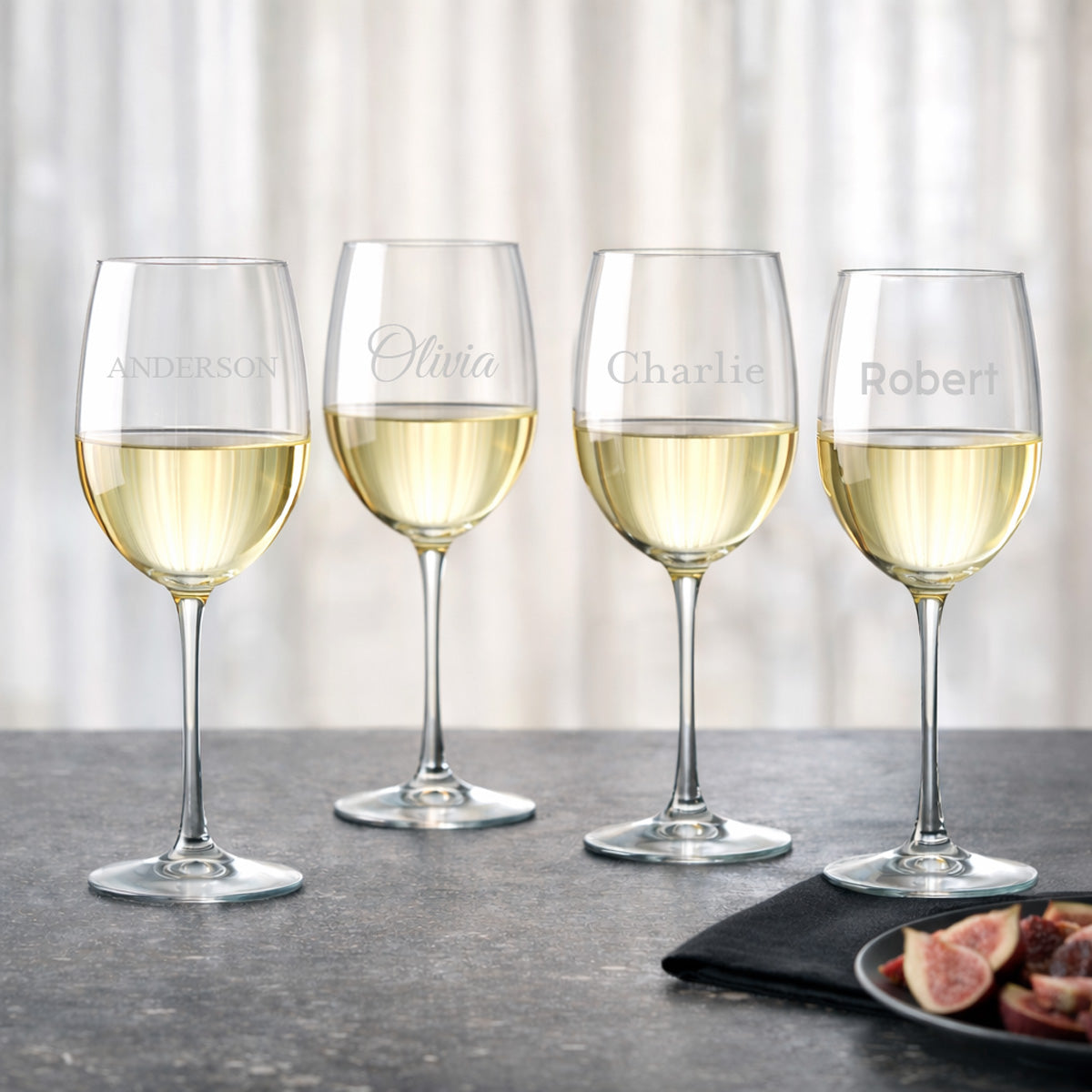 Classic Personalized 18 oz Wine Glass