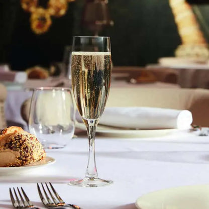 Arcoroc Nuance Champagne Flute – 5.75 oz Elegant Glassware by Arc Cardinal - Set of 12