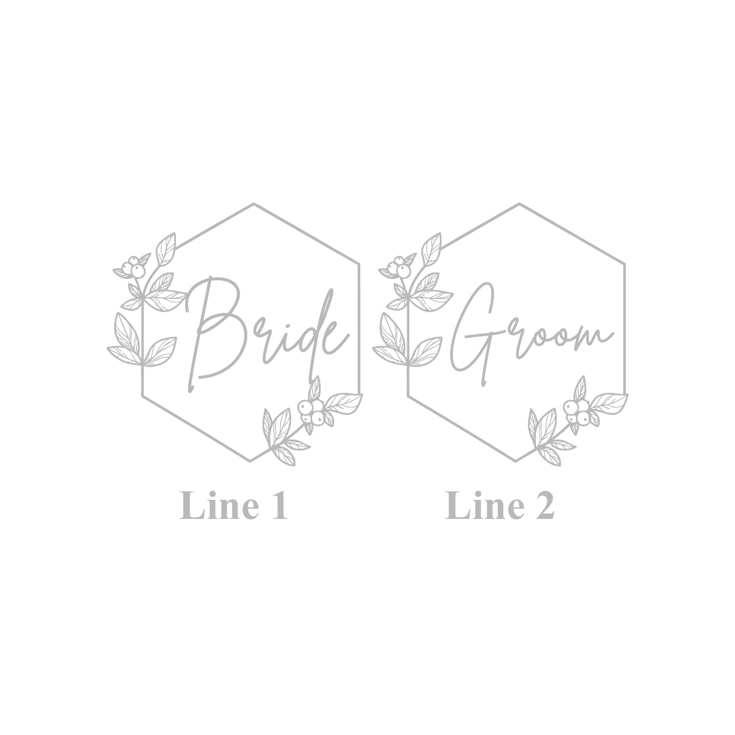 Engraved Bride and Groom 16 oz Mason Mugs : Personalized Wedding Toasting Glasses (Set of 2)