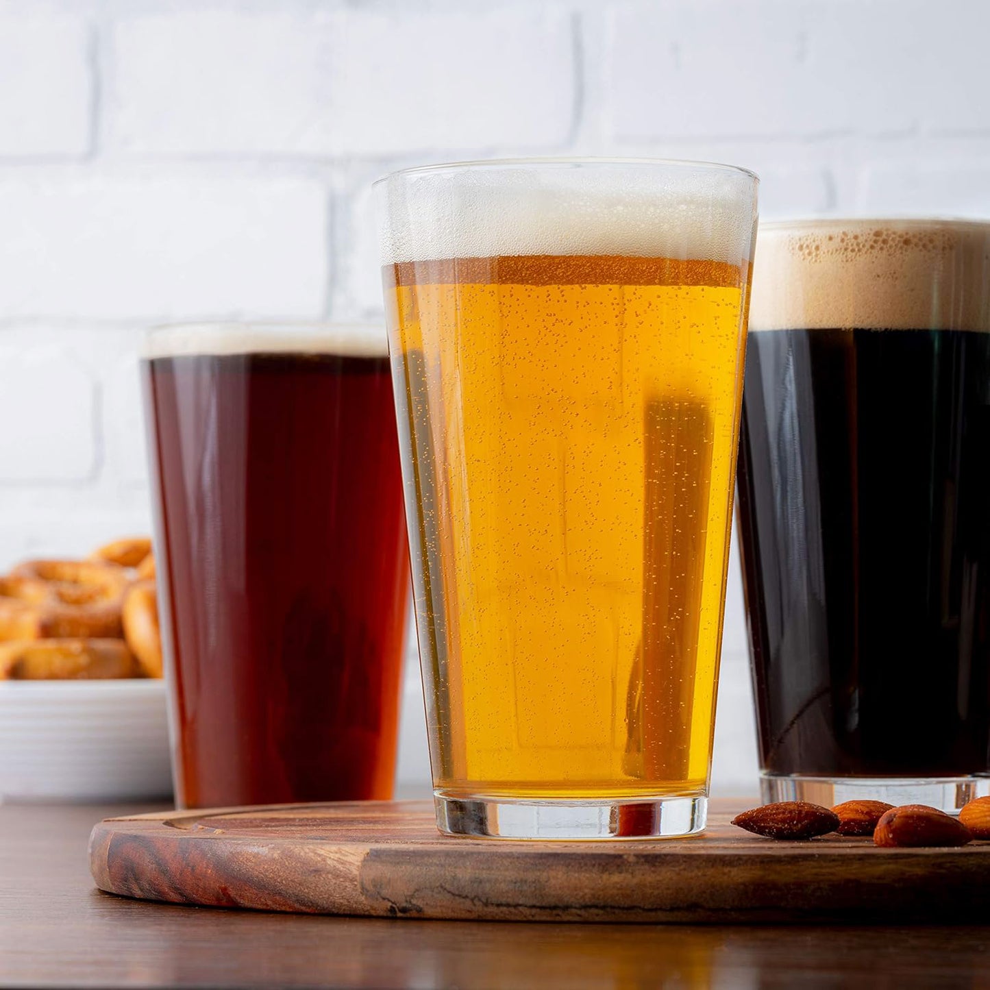 Arcoroc Beer Glass – 16 oz Mixing Glass Pint Glass by Arc Cardinal - Set of 18