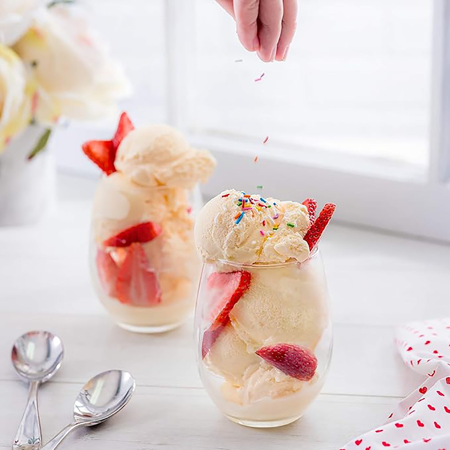 Arcoroc Perfection Stemless Wine Glass – Elegant 21 oz Glassware by Arc Cardinal - Set of 12