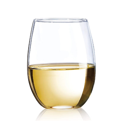 Arcoroc Perfection Stemless Wine Glass – Elegant 21 oz Glassware by Arc Cardinal - Set of 12
