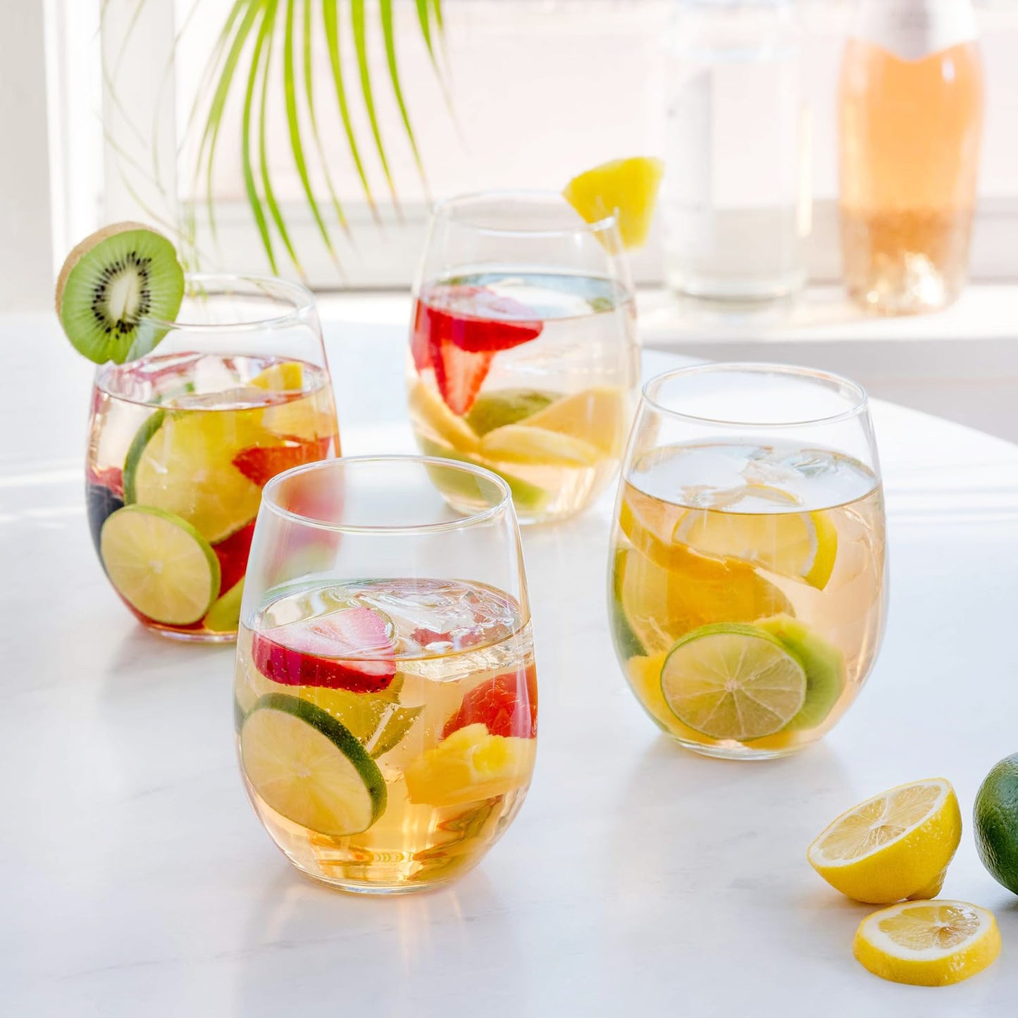 Arcoroc Perfection Stemless Wine Glass – Elegant 9 oz Glassware by Arc Cardinal - Set of 12