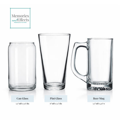 Your Logo Personalized Beer Glass (Set of 18)