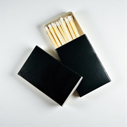 Blank Black Box Matches (Set of 50)