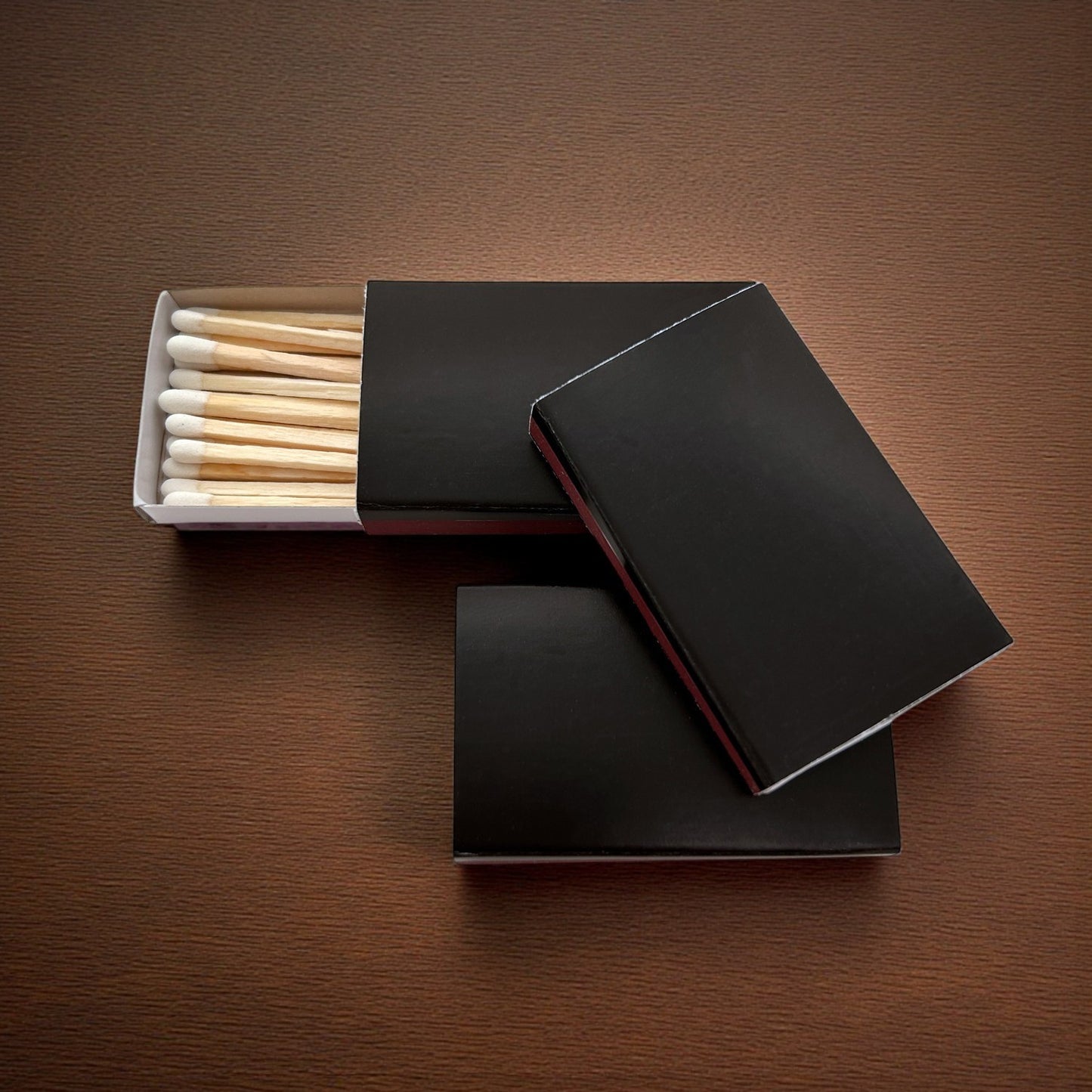 Blank Black Box Matches (Set of 50)