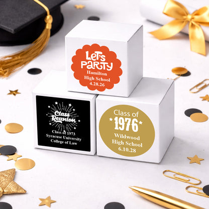 Class Reunion Personalized Favor Labels (Set of 24)