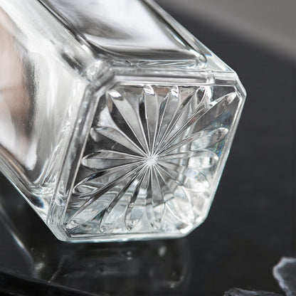 Beveled Whiskey Decanter by Memories and Effects - Set of 6