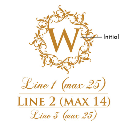 Monogram Personalized Anniversary Wedding Aisle Runner