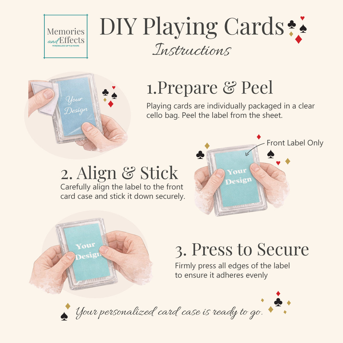 Quinceañera 15th Birthday Balloon Personalized Playing Cards (Set of 12)