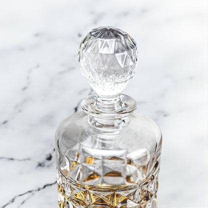 Diamond Whiskey Decanter by Memories and Effects - Set of 6