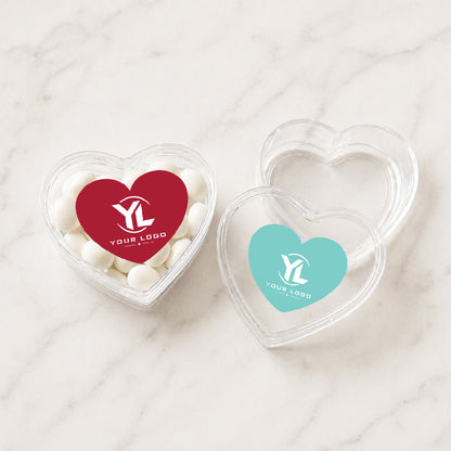 Logo Personalized Heart Favor Box (Set of 12)