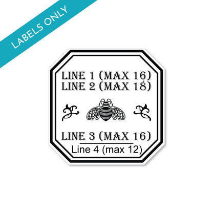 Mini Patron Bottle Personalized Labels – Wedding, Birthday & Bridal Shower Stickers (Set of 16)