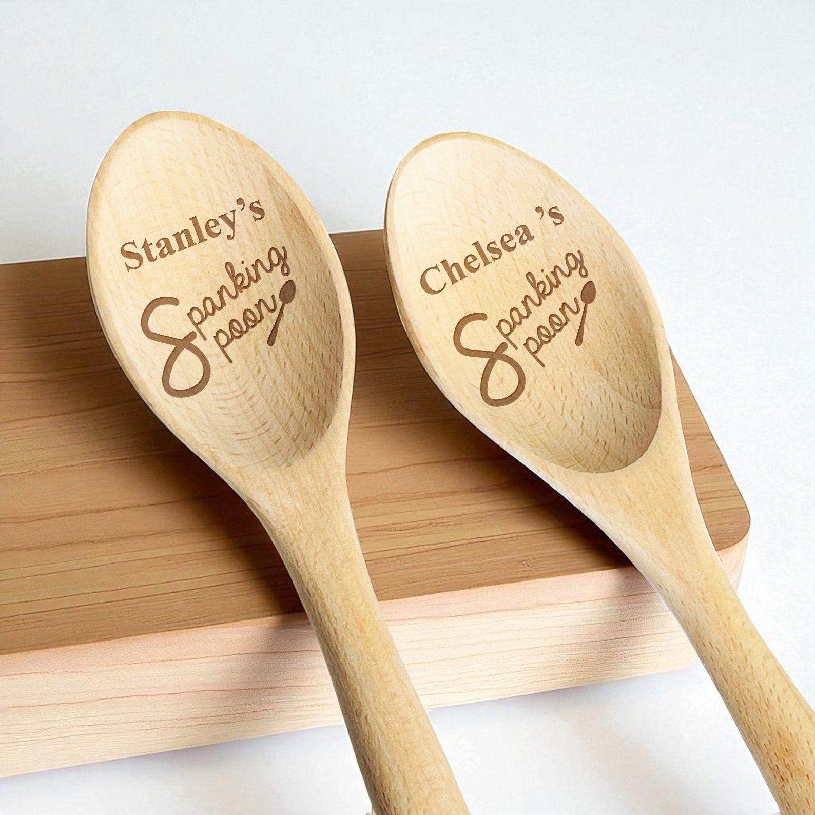 Spanking Spoon Personalized Engraved Wooden Spoon – Memories and Effects