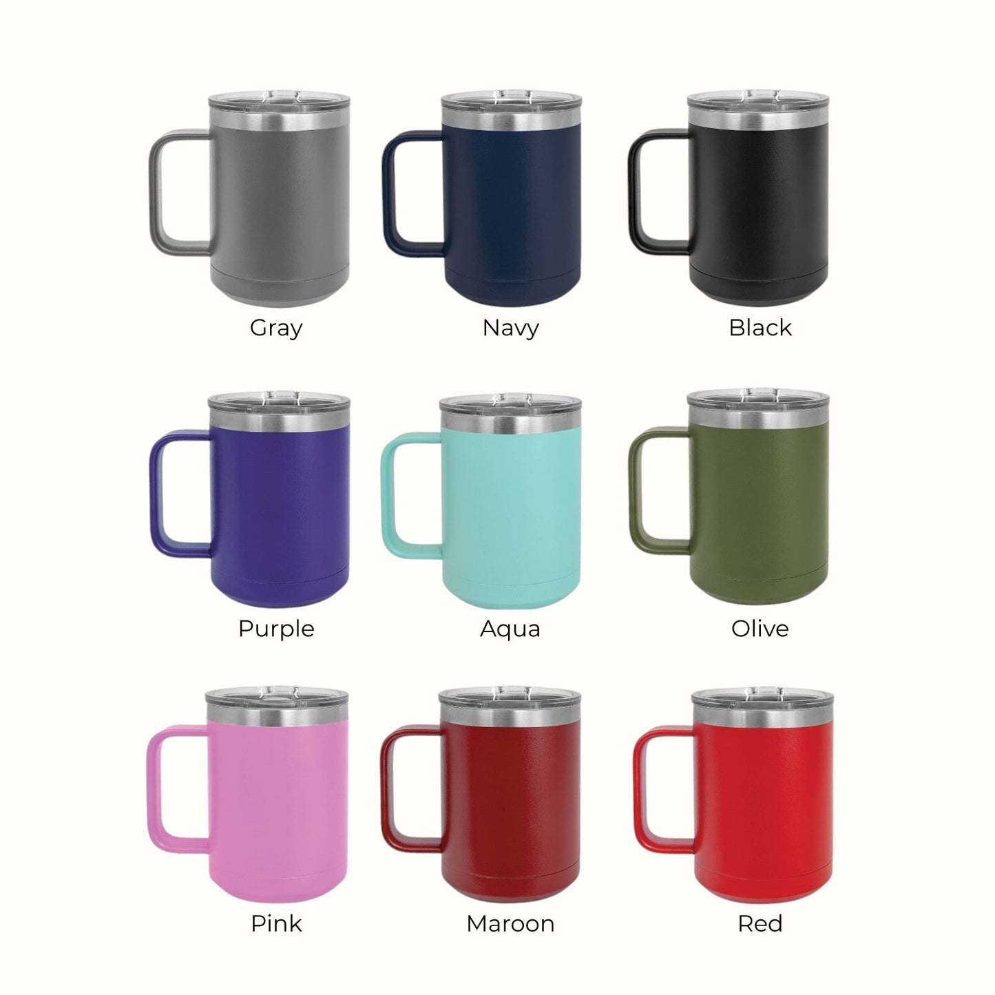 Football Personalized 15 oz Vacuum Insulated Stainless Steel Travel Mug
