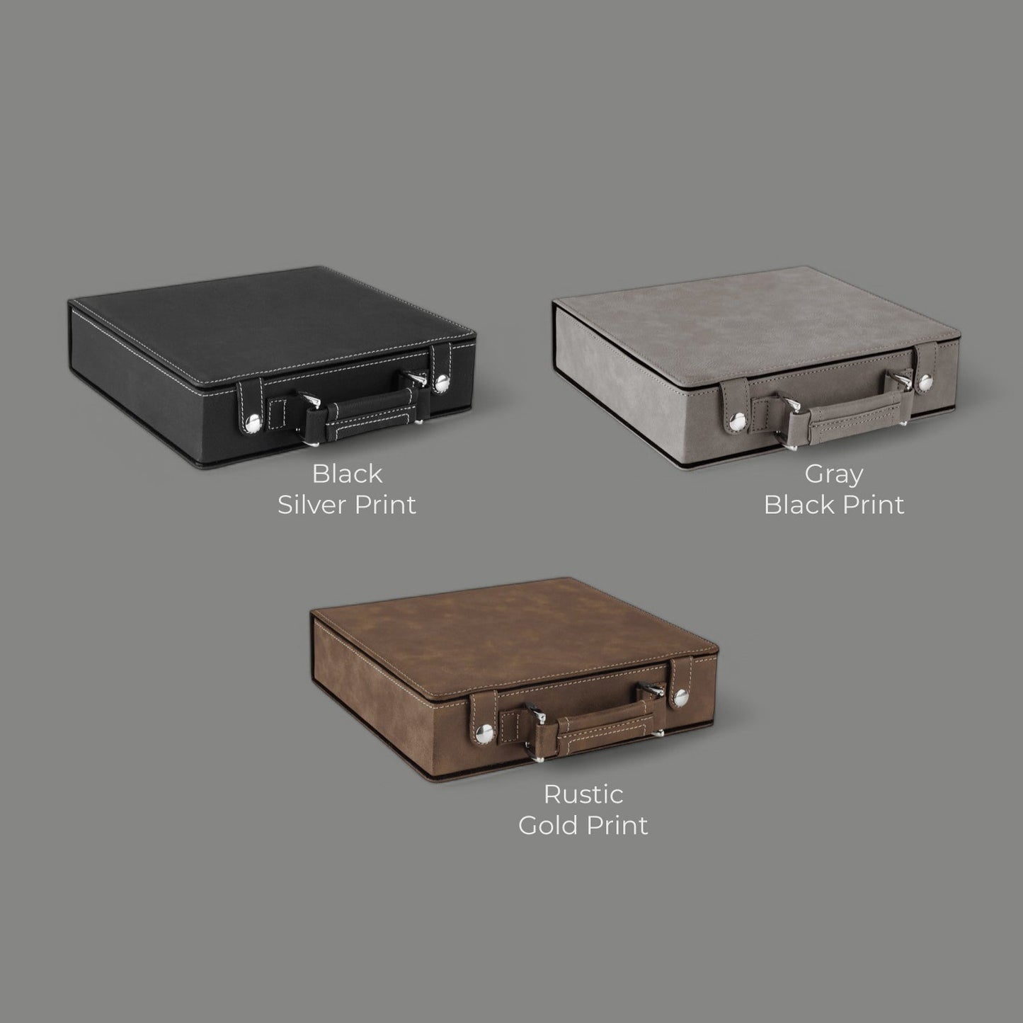 Football Personalized Leather Poker Gift Set