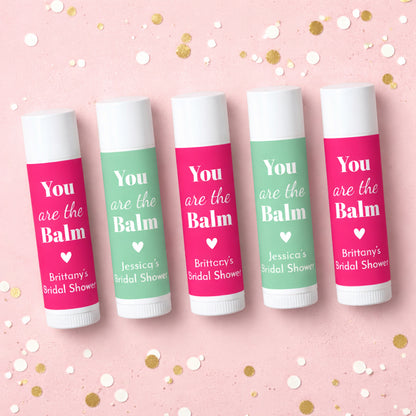 You Are The Balm Personalized Lip Balm Favors (Set of 12)