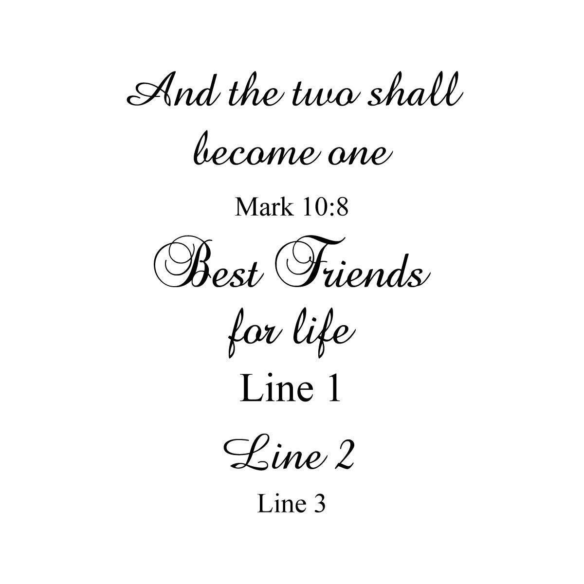And The Two Shall Become One Best Friends Personalized Wedding Aisle Runner