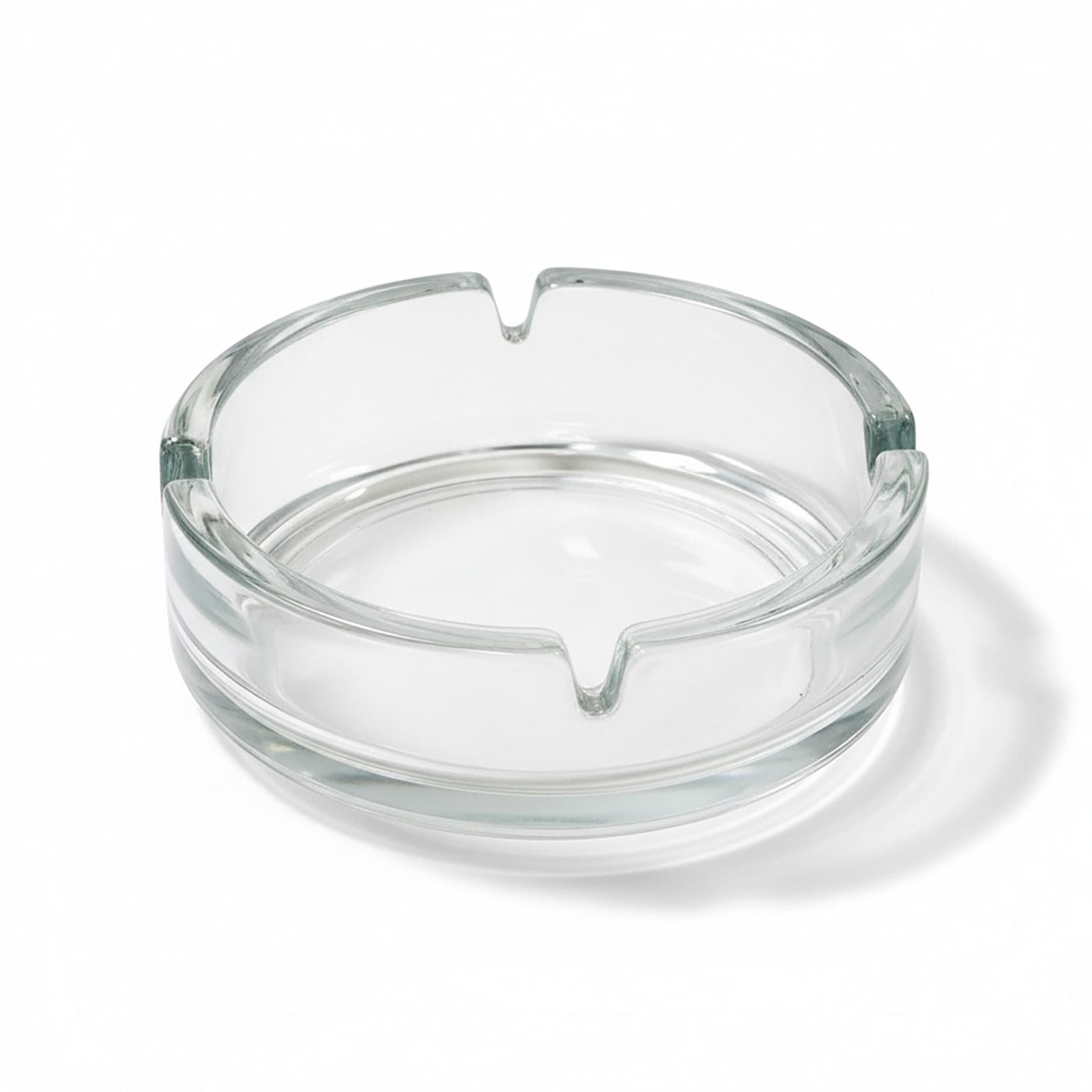 Arcoroc 1 3/8" Round Stackable Glass Ashtray by Arc Cardinal - Set of 24