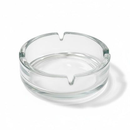 Arcoroc 1 3/8" Round Stackable Glass Ashtray by Arc Cardinal - Set of 24