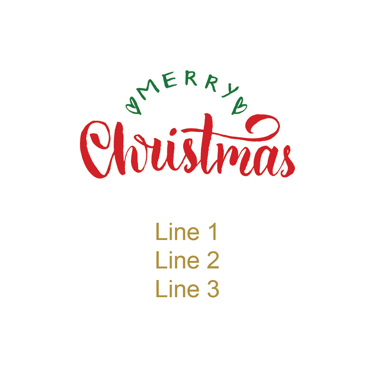 Holiday Christmas Personalized Playing Cards (Set of 12)