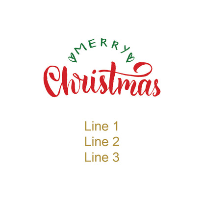 Holiday Christmas Personalized Playing Cards (Set of 12)