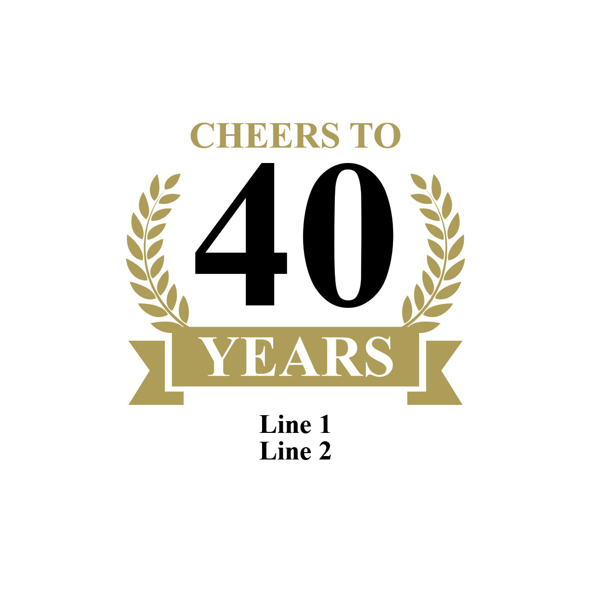 Cheers To Years Personalized White Ceramic Coffee Mug (Set of 12)