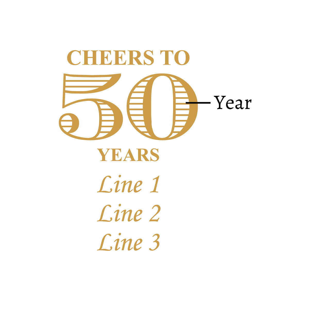 Cheers to Years Personalized Mason Glass Mug (Set of 18)