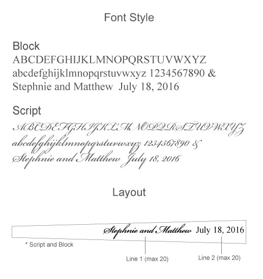 Personalized Sandalwood Fan Favors (Set of 10)