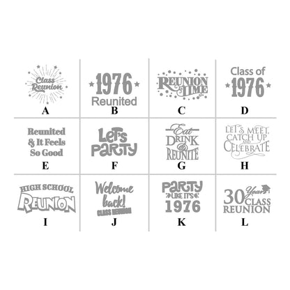 Class Reunion Personalized Lip Balm Favors (Set of 12)