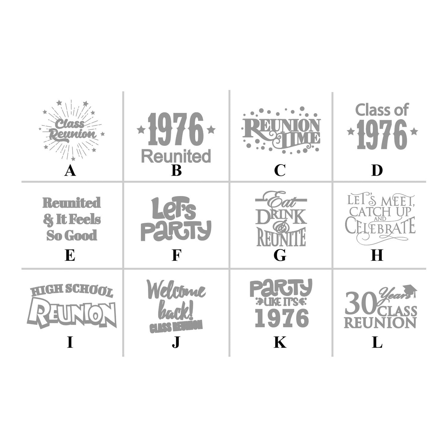 Class Reunion Personalized Gold Credit Card Bottle Opener (Set of 24)