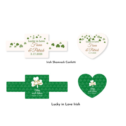 Lucky in Love Irish Personalized Favor Box (Set of 10)