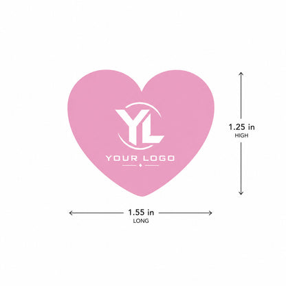 Logo Personalized Heart Favor Box (Set of 12)