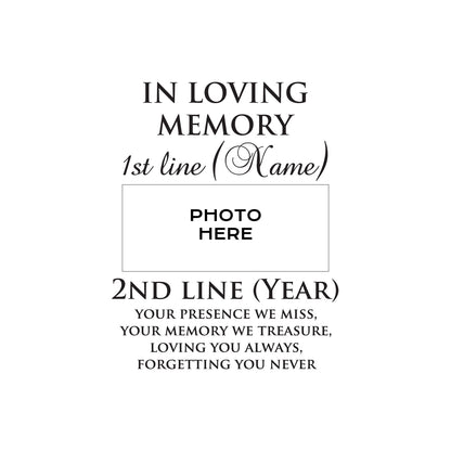 In Loving Memory Personalized Wedding Aisle Runner