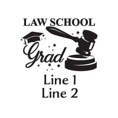 Lawyer Personalized Glass Coaster (Set of 24)