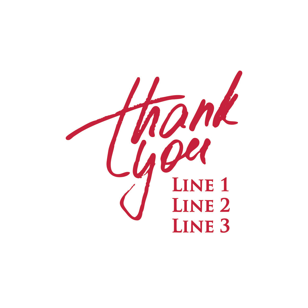 Thank You Personalized White Ceramic Coffee Mug (Set of 12)