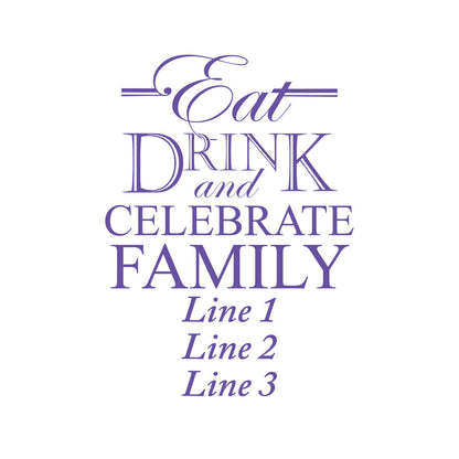 Family Reunion Personalized Wine Labels (Set of 12)