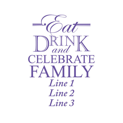 Family Reunion Personalized Loop Sanitizer Labels (Set of 20)