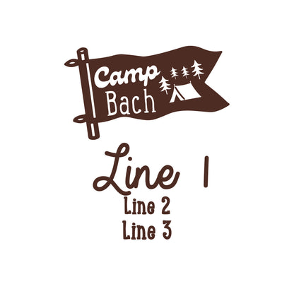 Camp Bach Personalized Votive Shot Glass (Set of 24)